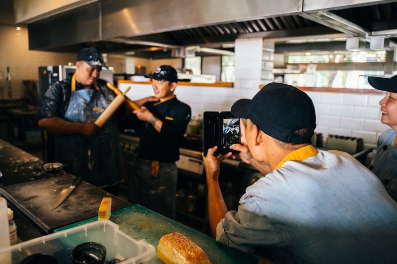Punch pizza restaurant front of house staff